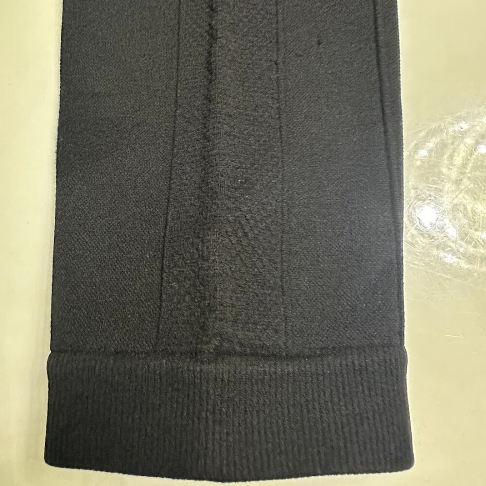 HOMMA Black High Waist Stretch Leggings with Textured Panels - Picture 6 of 10